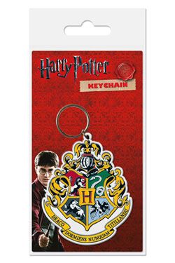 Harry Potter Gumový Keychain Hogwart's Crest 6 cm Pyramid International