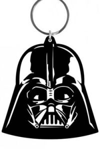Star Wars Gumový Keychain Darth Vader 6 cm