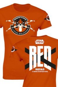 Star Wars Episode VII Dámské Tričko RED Squad Velikost XL