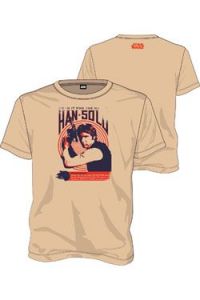 Star Wars Tričko Han Solo Rock Plakát Velikost XXL