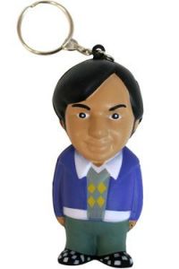 The Big Bang Theory Key-Chain with Anti-Stress Figure Rajesh 8 cm