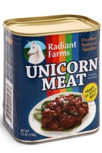 Canned Unicorn Meat ThinkGeek