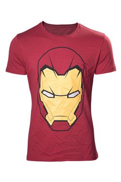 Marvel Comics Tričko Civil War Iron Man Mask Velikost M Bioworld