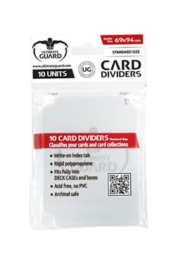 Ultimate Guard Card Dividers Standard Velikost Transparent (10)