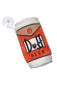 Simpsonovi Mini Polštářek with Suction Cup Duff Beer 15 cm