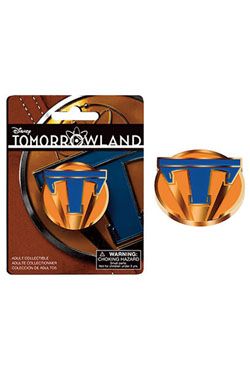 Tomorrowland Pin Odznak Blue T Logo Undergroundtoys
