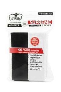 Ultimate Guard Supreme Sleeves Oversized Black (40)