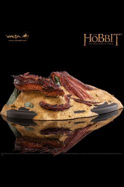 The Hobbit The Desolation of Smaug Soška Smaug King Under The Mountain 8 cm Weta Collectibles