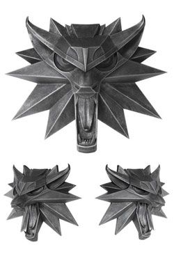 Witcher 3 Wild Hunt Wolf Nástěnná Dekorace Skulptura 15 x 15 cm Dark Horse
