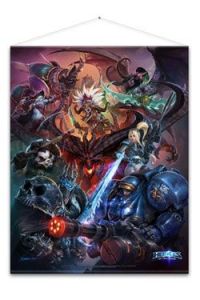 Heroes of the Storm Plátno Heroes 100 x 77 cm