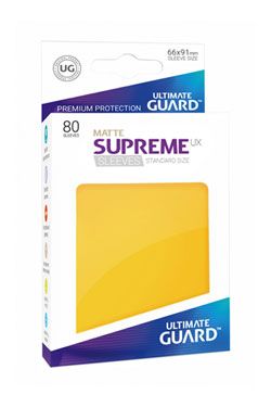 Ultimate Guard Supreme UX Sleeves Standard Velikost Matte Yellow (80)