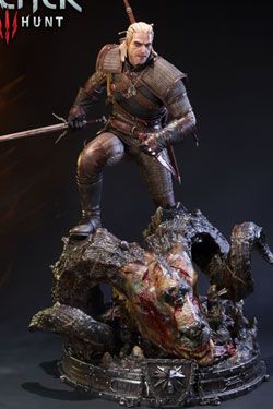 Witcher 3 Wild Hunt Soška Geralt of Rivia 66 cm Prime 1 Studio