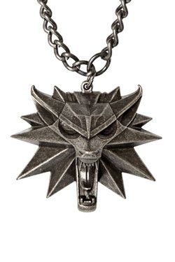 Witcher III Wild Hunt Medallion and Chain Wolf J!NX