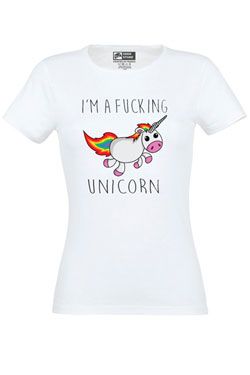 Unicorn Dámské Tričko I Am A Fucking Unicorn Velikost L Geek Store
