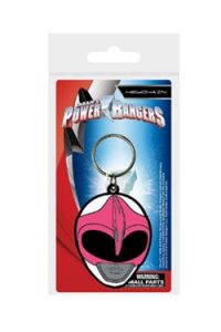 Power Rangers Gumový Keychain Pink Ranger Helma 6 cm