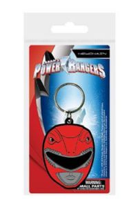Power Rangers Gumový Keychain Red Ranger Helma 6 cm