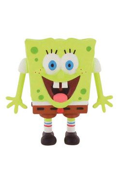 SpongeBob Square Pants Mini Figure SpongeBob smile 7 cm Comansi