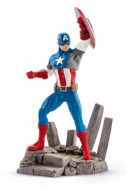 Marvel Comics Figure Captain America 10 cm Schleich