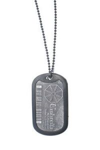Resident Evil Dog Tag with ball chain Umbrella