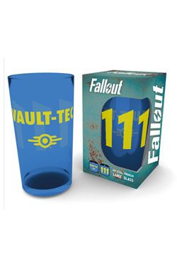 Fallout Premium Skleněná Pinta Glass Vault 111 GB eye