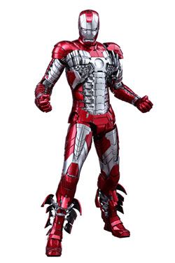 Iron Man 2 Movie Masterpiece Kov. Akční Figure 1/6 Iron Man Mark V 32 cm Hot Toys