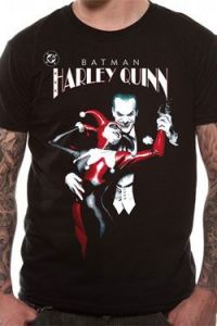 Batman Tričko Joker & Harley Quinn Velikost S CID