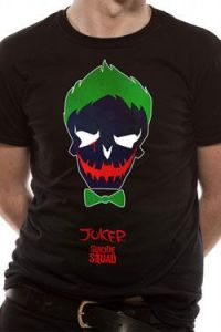 Suicide Squad Tričko Joker Black Icon Velikost L