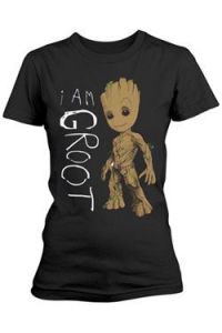 Guardians of the Galaxy Vol. 2 Dámské Tričko I Am Groot Scribbles Velikost S PHD Merchandise
