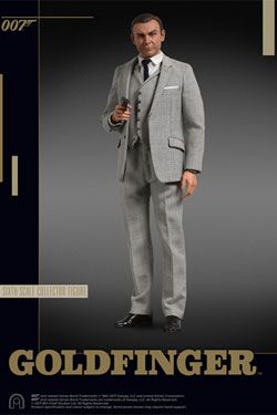 James Bond Goldfinger Collector Figure Series Akční Figure 1/6 James Bond (Grey Suit) 30 cm BIG Chief Studios