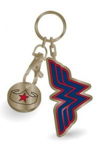 Wonder Woman Metal Keychain Stars 5 cm