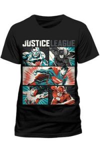 Justice League Tričko Pop Art Velikost M