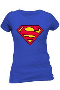 Superman Dámské Tričko Logo Velikost XL CID