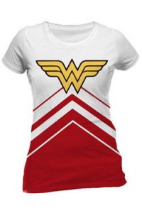 DC Comics Dámské Tričko Wonder Woman Cheerleader Logo Velikost XL