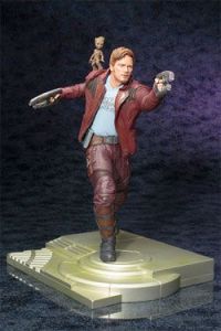 Guardians of the Galaxy ARTFX Soška 1/6 Star Lord with Groot 32 cm
