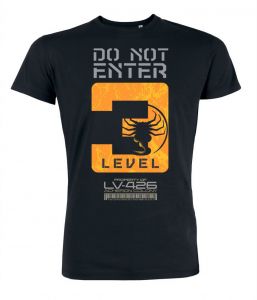 Alien Tričko Do Not Enter Level 3 Velikost XL Geek Store