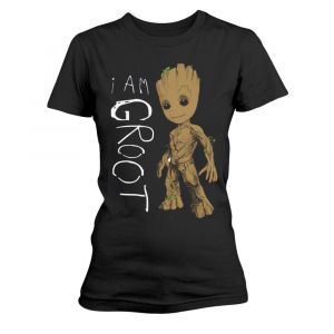 Guardians of the Galaxy Vol. 2 Dámské Tričko I Am Groot Scribbles Velikost S PHD Merchandise