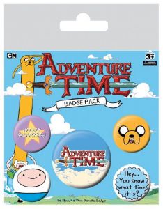 Adventure Time Pin Placky 5-Pack Pyramid International