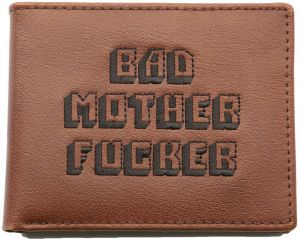 Bad Mother Fucker Peněženka Brown / embroidered Logo BMF
