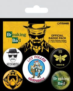 Breaking Bad Pin Placky 5-Pack Los Pollos Hermanos Pyramid International