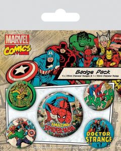 Marvel Comics Pin Placky 5-Pack Spider-Man Pyramid International