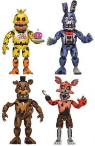 Five Nights at Freddy's Akční Figures 4-Pack Nightmare 5 cm