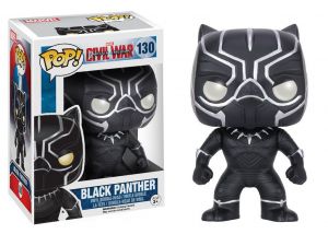 Captain America Civil War POP! Vinyl Bobble-Head Black Panther 10 cm Funko