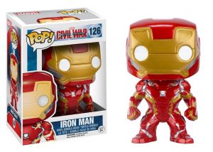 Captain America Civil War POP! vinylová Bobble-Head Iron Man 10 cm Funko