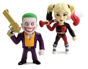 Suicide Squad Metals Kov. Mini Figures 2-Pack Joker & Harley Quinn 10 cm Jada Toys