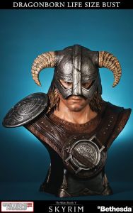 The Elder Scrolls V Skyrim Bust 1/1 Dragonborn 64 cm Gaming Heads