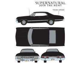 Supernatural Kov. Model 1/24 1967 Impala Sport Sedan Greenlight Collectibles