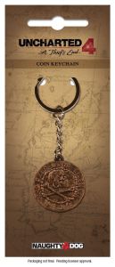 Uncharted 4 Metal Keychain Pirate Coin Gaya Entertainment