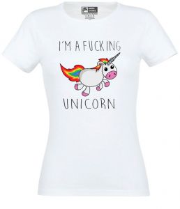 Unicorn Dámské Tričko I Am A Fucking Unicorn Velikost L Geek Store