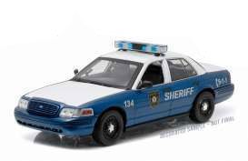Walking Dead RC Car 1/18 2001 Ford Crown Victoria Police Interceptor Greenlight Collectibles