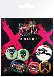 Suicide Squad Pin Placky 6-Pack Lil Monster GB eye